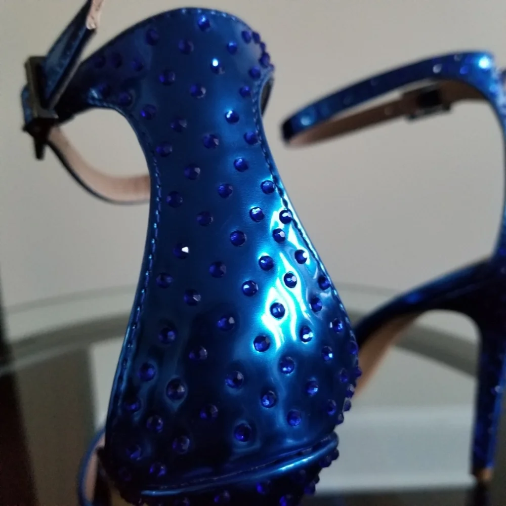 🆕️⬇️Charles by Charles David POISON Stiletto Ankle Strap Pump - Picture 10 of 16